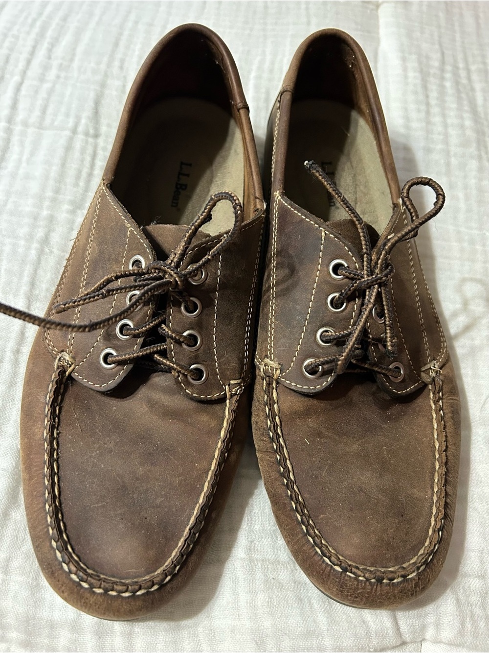 LL Bean Signature Handsewn Blucher Mocs